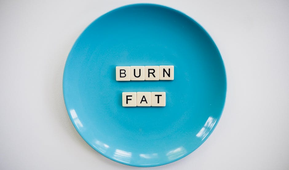 burn fat on plate